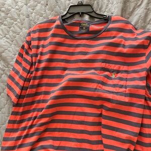 Vintage polo shirt striped stripes xxl 3xb